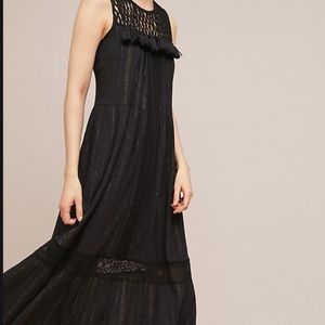Maeve Black, Sleeveless Maxi with Tassles on Front